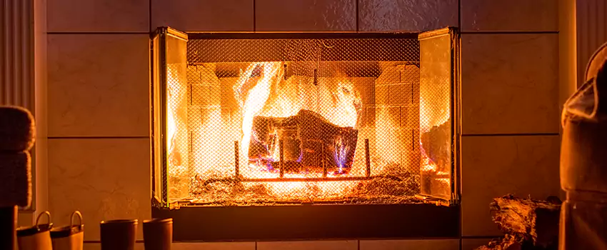 Mendota Hearth Landscape Fireplace Installation in Parker, Colorado