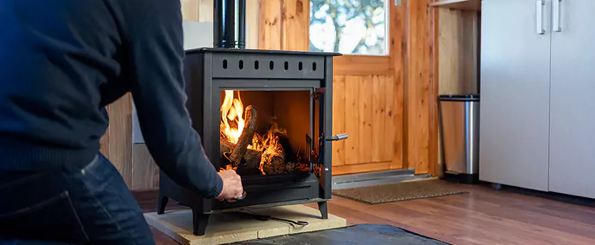 Open Hearth Wood Fireplace Installation in Parker, CO